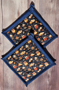 Pot Holders - Cocoa and Treats