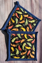 Load image into Gallery viewer, Pot Holders - Vintage Peppers