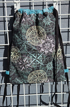 Load image into Gallery viewer, Cotton Drawstring Tote - Compasses