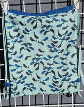 Load image into Gallery viewer, Cotton Drawstring Tote - Narwhals