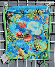 Load image into Gallery viewer, Cotton Drawstring Tote - Sea Life